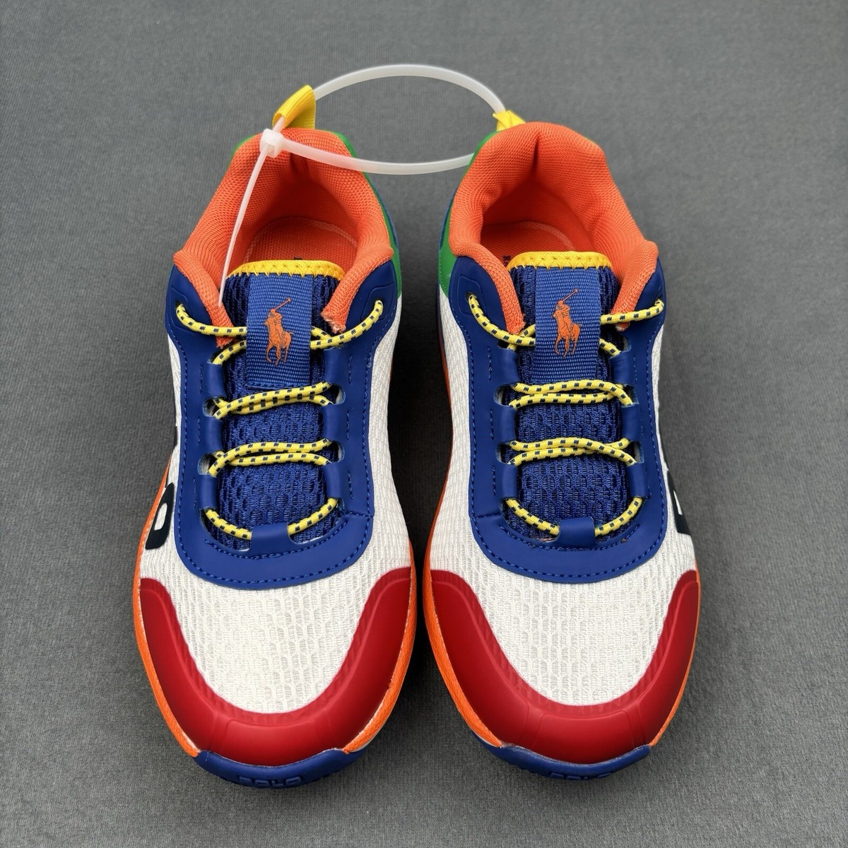 Polo Ralph Lauren Boys' Tech Racer Sneaker Size 2 Big Kid