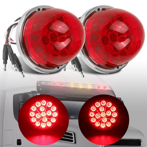 LED Clearance Lights Side Marker Watermelon Lamp Truck Trailer Caravan 12V 24V - Picture 44 of 51