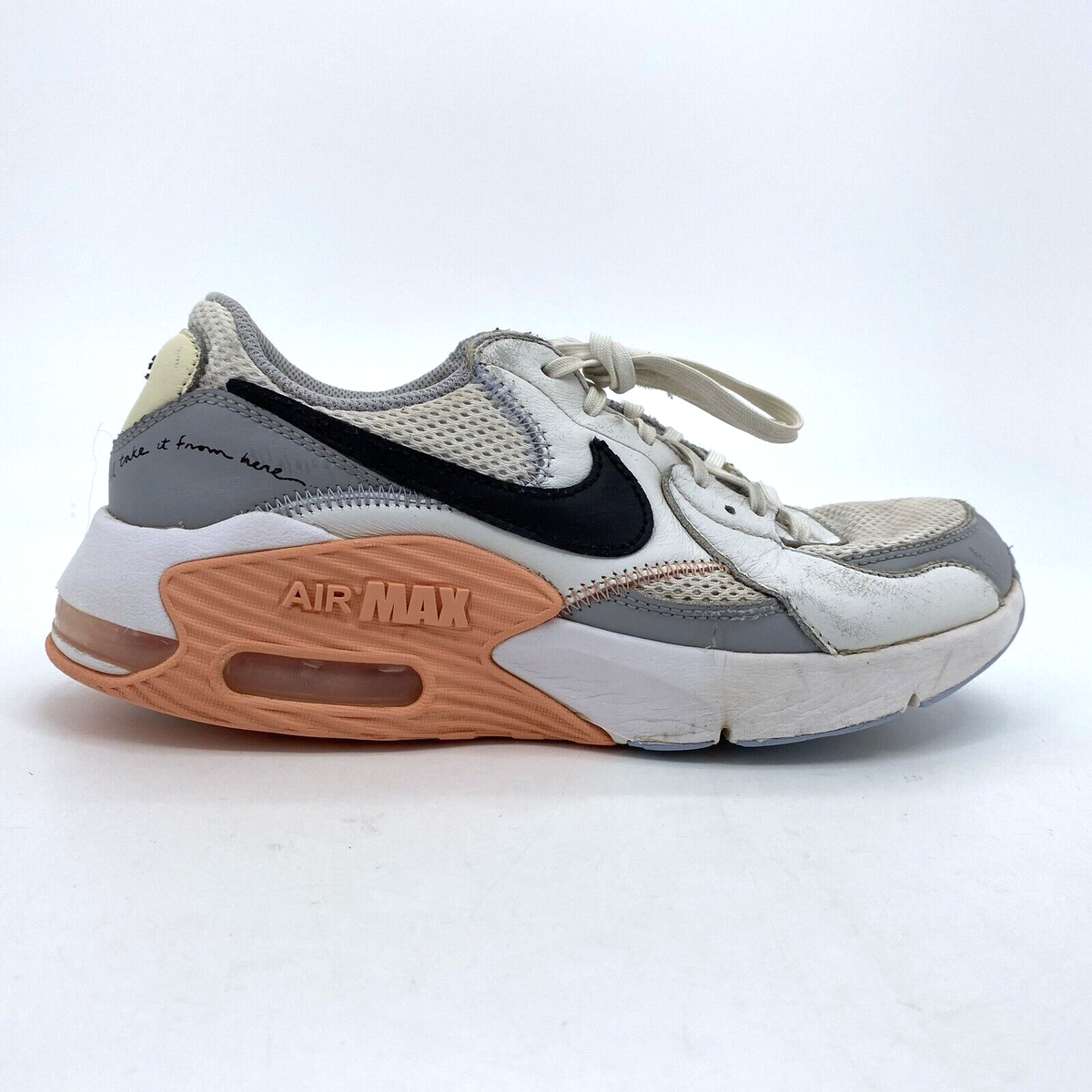 Womens 8 39 Nike Air Max Excee We'll Take It From Here White Gray