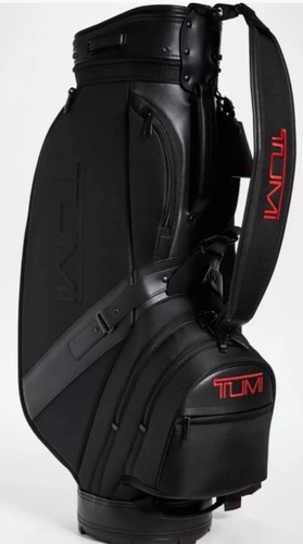 TUMI ALPHA 3 Ballistic Nylon Carry On 5 Slot Golf Bag Black / Red NWT - Picture 12 of 24