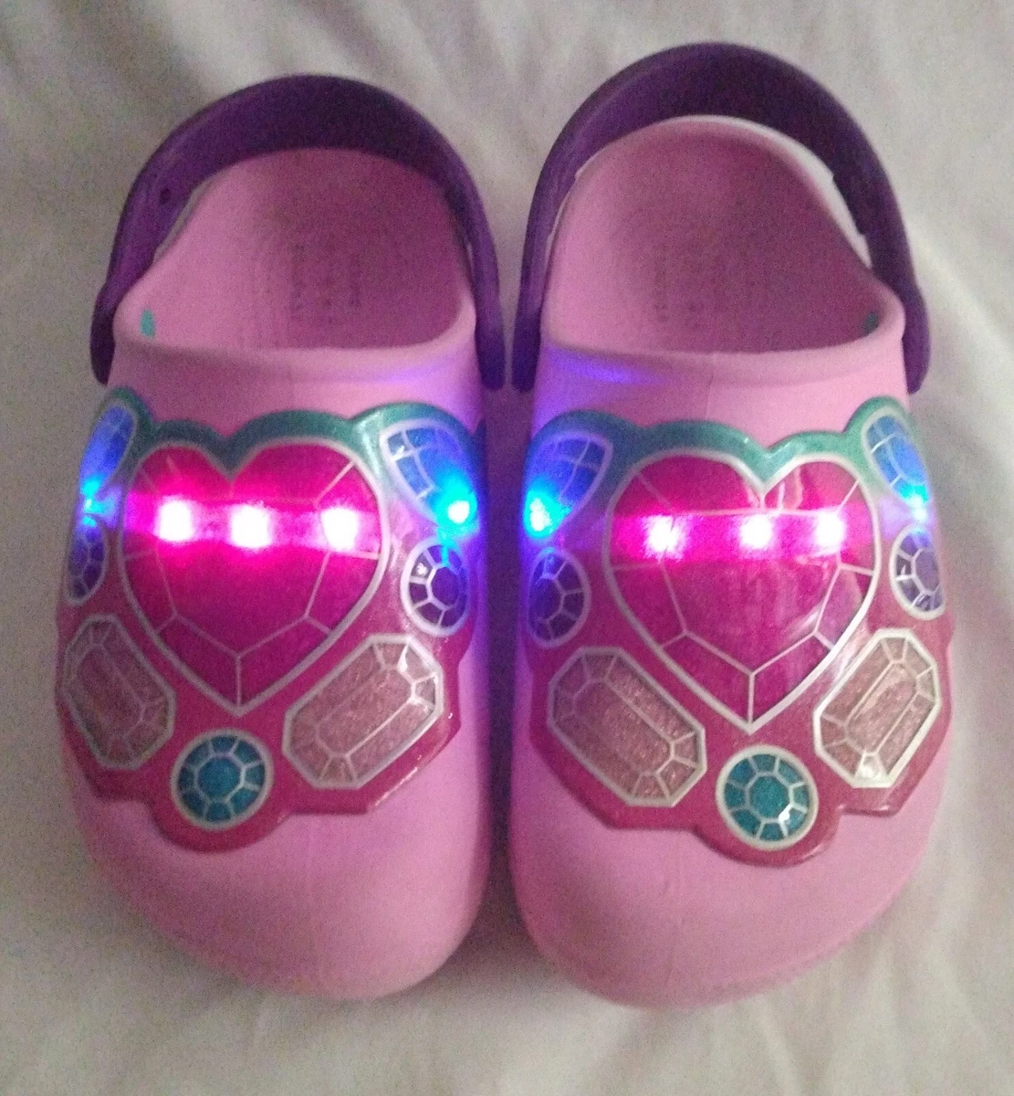 Toddler light up crocs deals