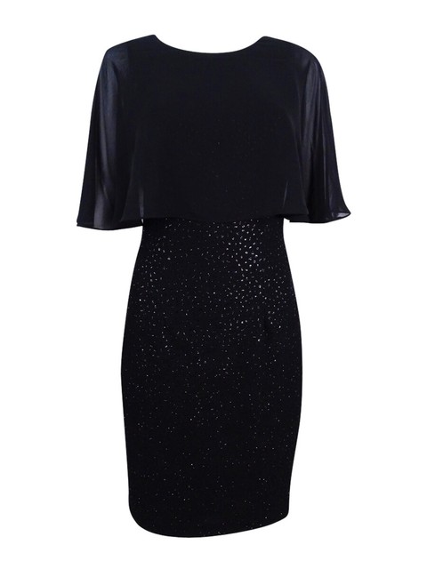 betsy and adam chiffon dress