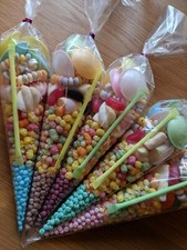 Personalised Pre Filled Millions Single Sweet Cones Party Bags Birthday