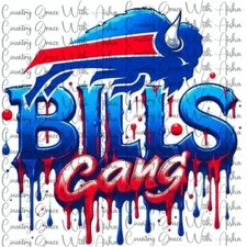 Sublimation Print Bills Gang Football Ready to Press Paper Ink Heat Transfer