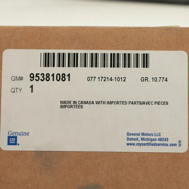 Restripa climática de vidrio fijo cromada genuina GM 2015-2020 Chevrolet Trax LS 95381081 Foto 2 de 4