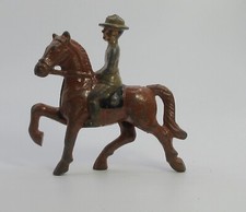 VINTAGE MANOIL OFFICER ON HORSE BACK