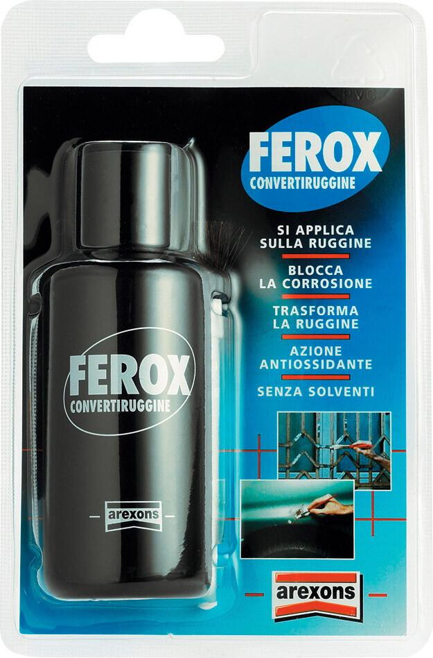 Convertitore di Ruggine Azione Antiossidante verniciabile 100 gr Ferox Arexons