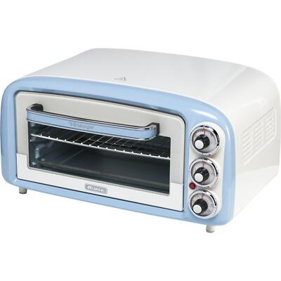 Ariete Vintage Mini-Ofen, blau Grill