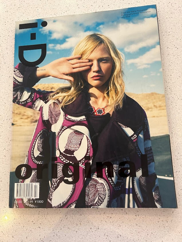 i-D Magazine  July 2008  #  No.289  - Sasha Pivovarova
