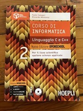 CORSO DI INFORMATICA LINGUAGGIO C E C + + . EDIZ. OPENSCHOOL. - 9788820372293