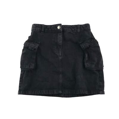 Denim Skirt George George Skirt 9-10 Years Black Denim Combat