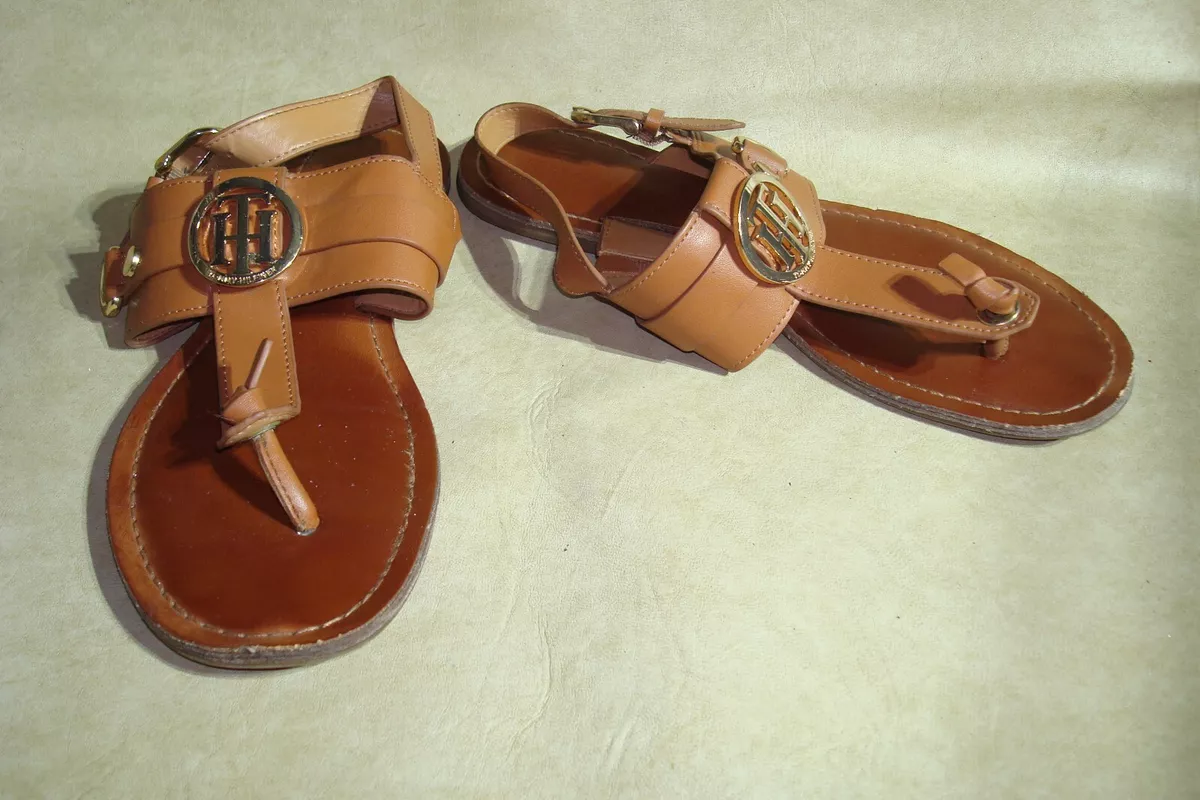 Tommy Hilfiger Luvee Flat Sandals Women s Shoes sz 7 M eBay