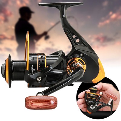 1000-7000 Series High-speed Fishing Reel No Fork Spinning Wheel for Left/ Right