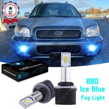 For Hyundai Santa Fe 2002-2005 2006 - 2x 893 Led Fog Lights Ice Blue 8k Bulbs