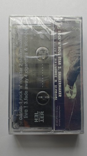 Oasis Live! 4 Track maxi single FACTORY SEALED cassette **Ref Images - Picture 8 of 13