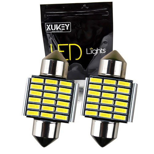 31MM 30MM FESTOON 18SMD LED INTERIOR DOME MAP LIGHT BULB GLOBE 12V CAR 4WD 2PCS eBay