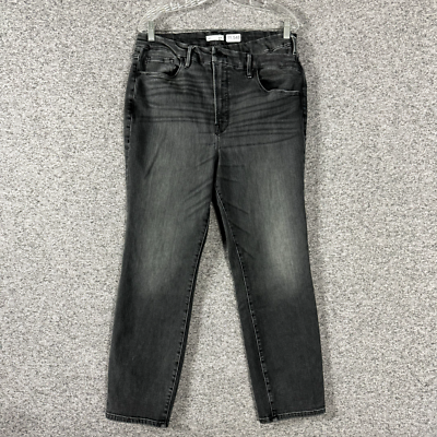 Good American Women's Size 16 Black Good Curve Slim Straight