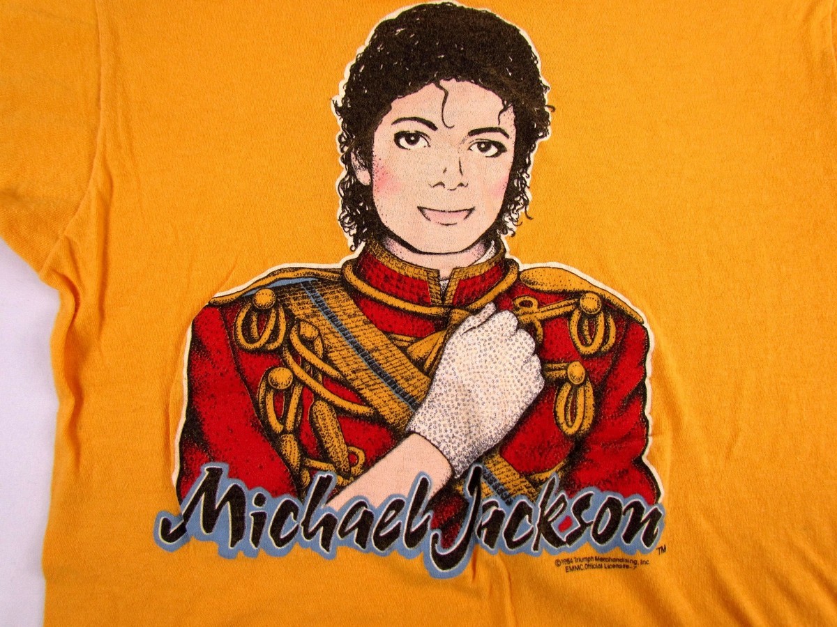 Vintage Michael Jackson Tシャツ Michael Jackson Vintage 1984 Yellow T-Shirt - Original | eBay