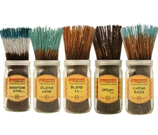 100 Wildberry Incense 11" Stick  30+ Flavors 100ct Packs