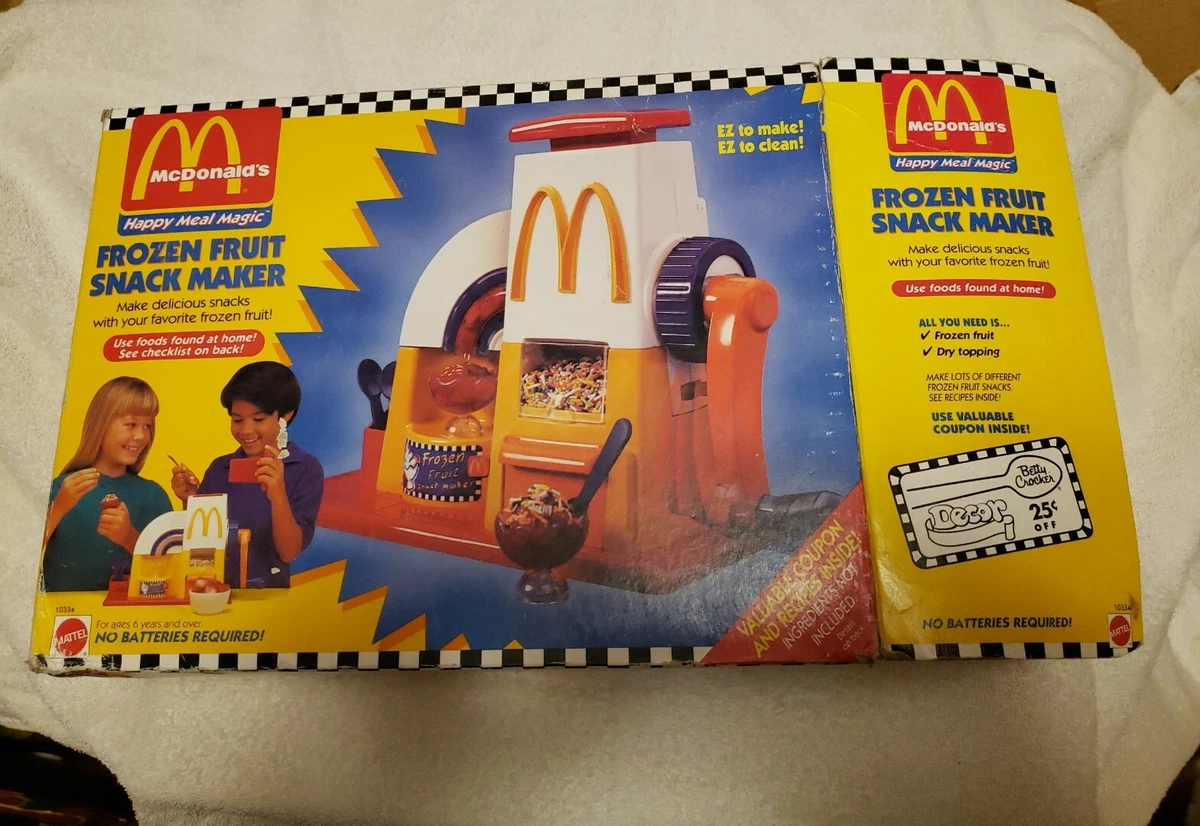 Vintage Mcdonalds Happy Meal Magic Cookie Maker Mattel 1993 Unused in Box 