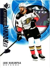 2021-22 UPPER DECK SP AUTHENTIC JANI HAKANPAA RC ROOKIE #117 $0.99 VALUE BOX