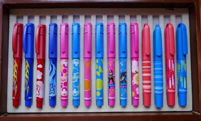 Pelikan - Pelikan Happy Pen 2006 and 2014 Collection with Real Wood Box