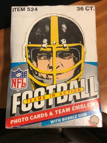 1984 Fleer Football Teams in Action Unopened Wax Box Sealed