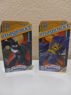 Fisher Price DC Super Friends Batman & Batwing Imaginext Figures NEW!