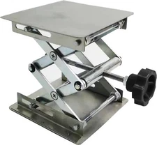 HFS(R) 4" x 4" 100mm Stainless Steel Lab Jack Scissor Stand Platform 3kg/6.6lbs