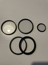 Camera Lens Filters Tiffen Pro, UV, Setup Rings All Mint Condition