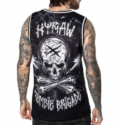 HYRAW - Men's Basketball Tank Top ''Zombie Brigade'' Black (Black)