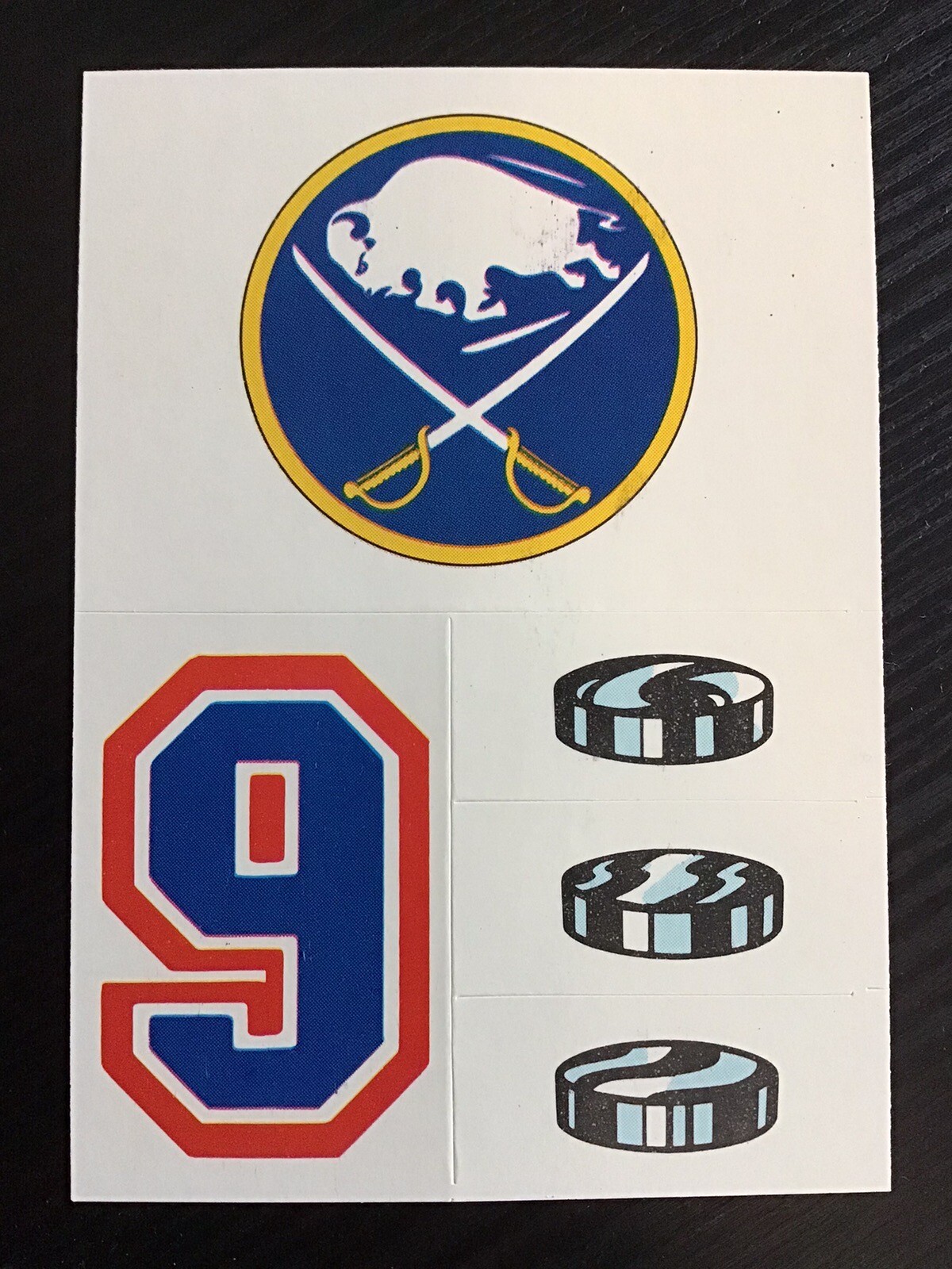 198586 Topps Hockey Stickers 14 Buffalo Sabres eBay