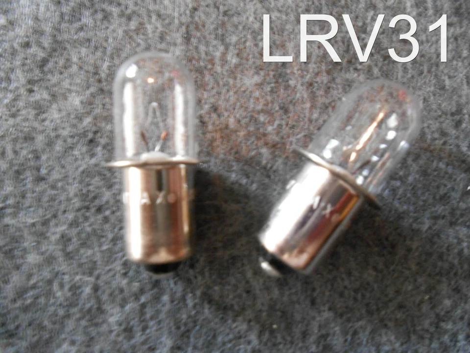 REPLACEMENT / NON-OEM (2) RYOBI - DEWALT - MILWAUKEE 14.4v VOLT Cordless Flashlight Xenon Bulb