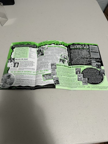 Vintage Nov Dec 1996 Goosebumps Official Fan Club Newsletter THE SCREAM 90s Rare - Picture 4 of 6