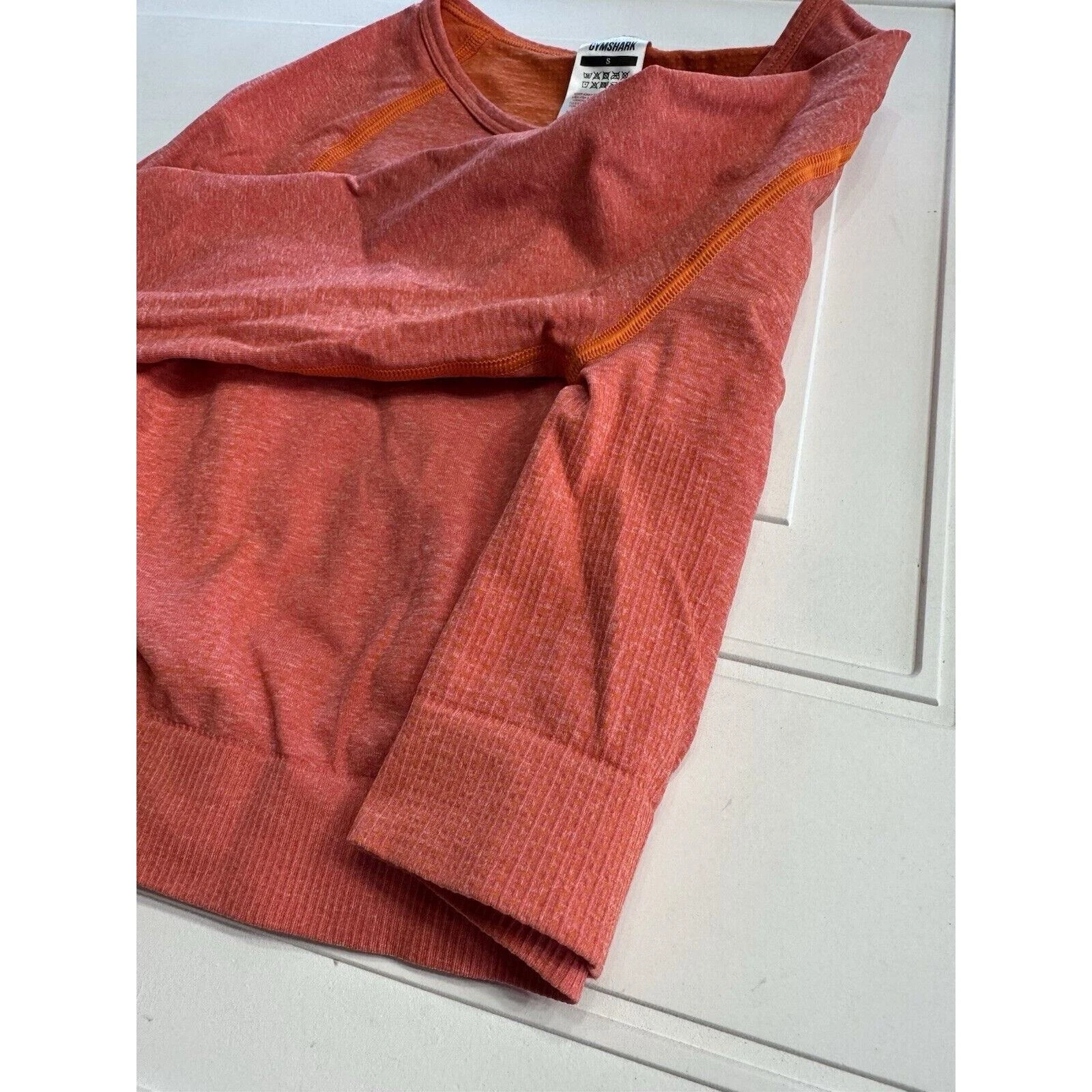 gymshark vital seamless 2.0 crop long sleeves shirt