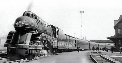  Lehigh Valley railroad train photo Black Diamond steam Locomotive Art Deco  