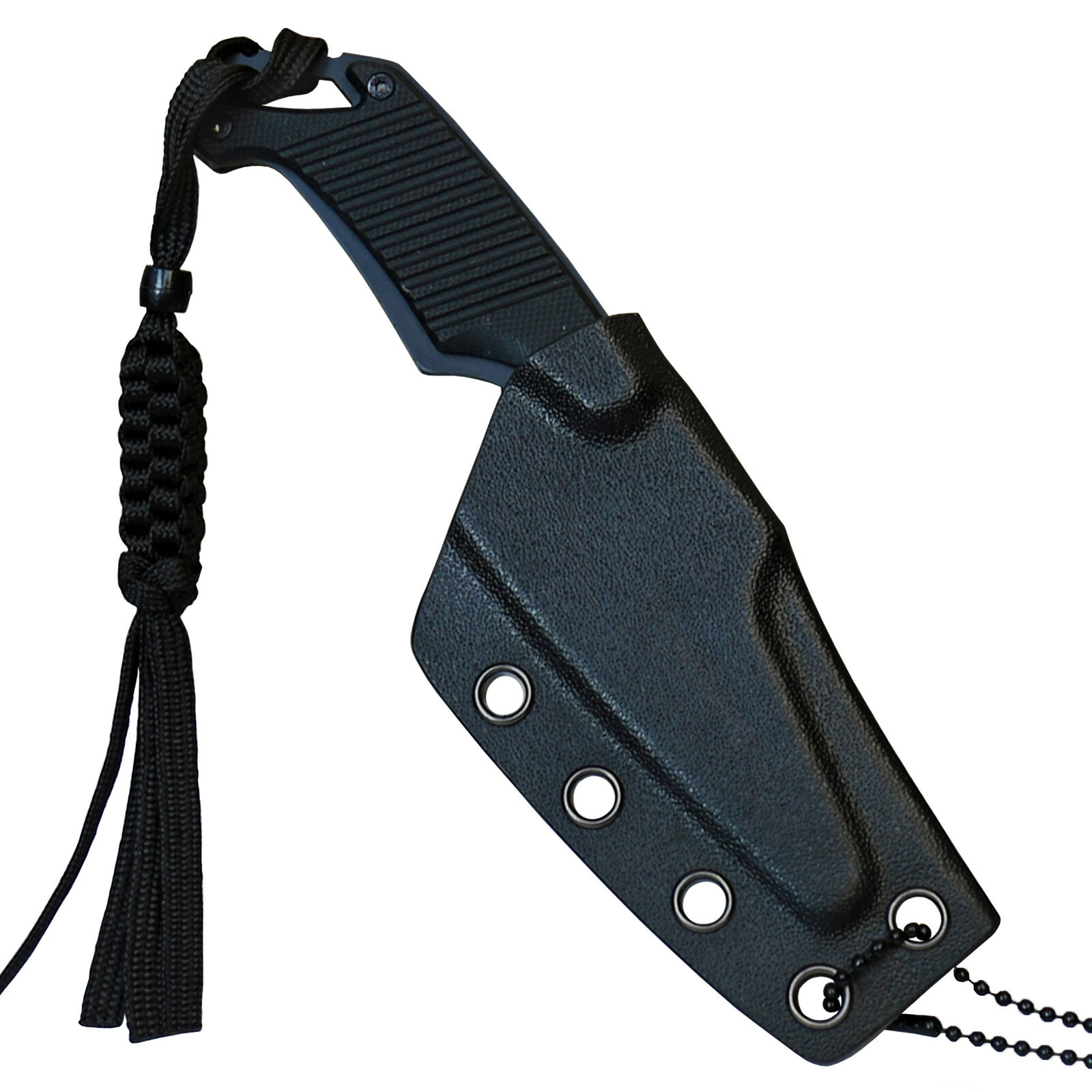 BlackField SEAHAWK Rescuemesser Neck Knife Ganzstahlmesser mit