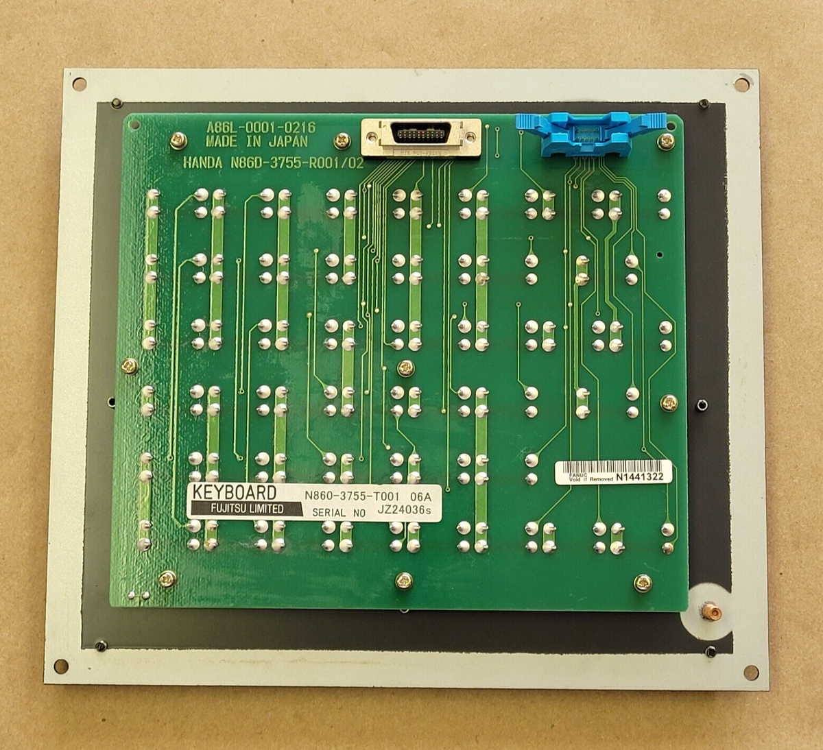 FANUC A86L-0001-0216 KEYPAD, FUJITSU N860-3755-T001 KEYBOARD | eBay