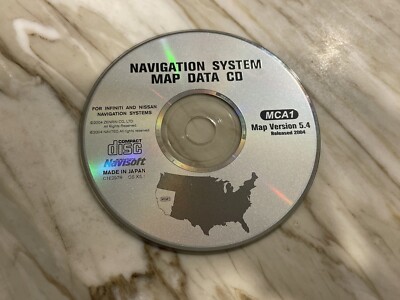 nissy　CD&DVD Nissan Pathfinder Infiniti QX4 VER 5.4 Navigation CD DVD GPS Map
