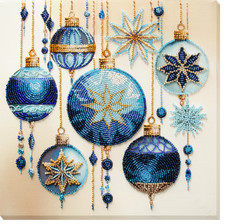 Christmas Crystal patterns Bead Embroidery Kit   DIY Beaded Home Decor Wall Art