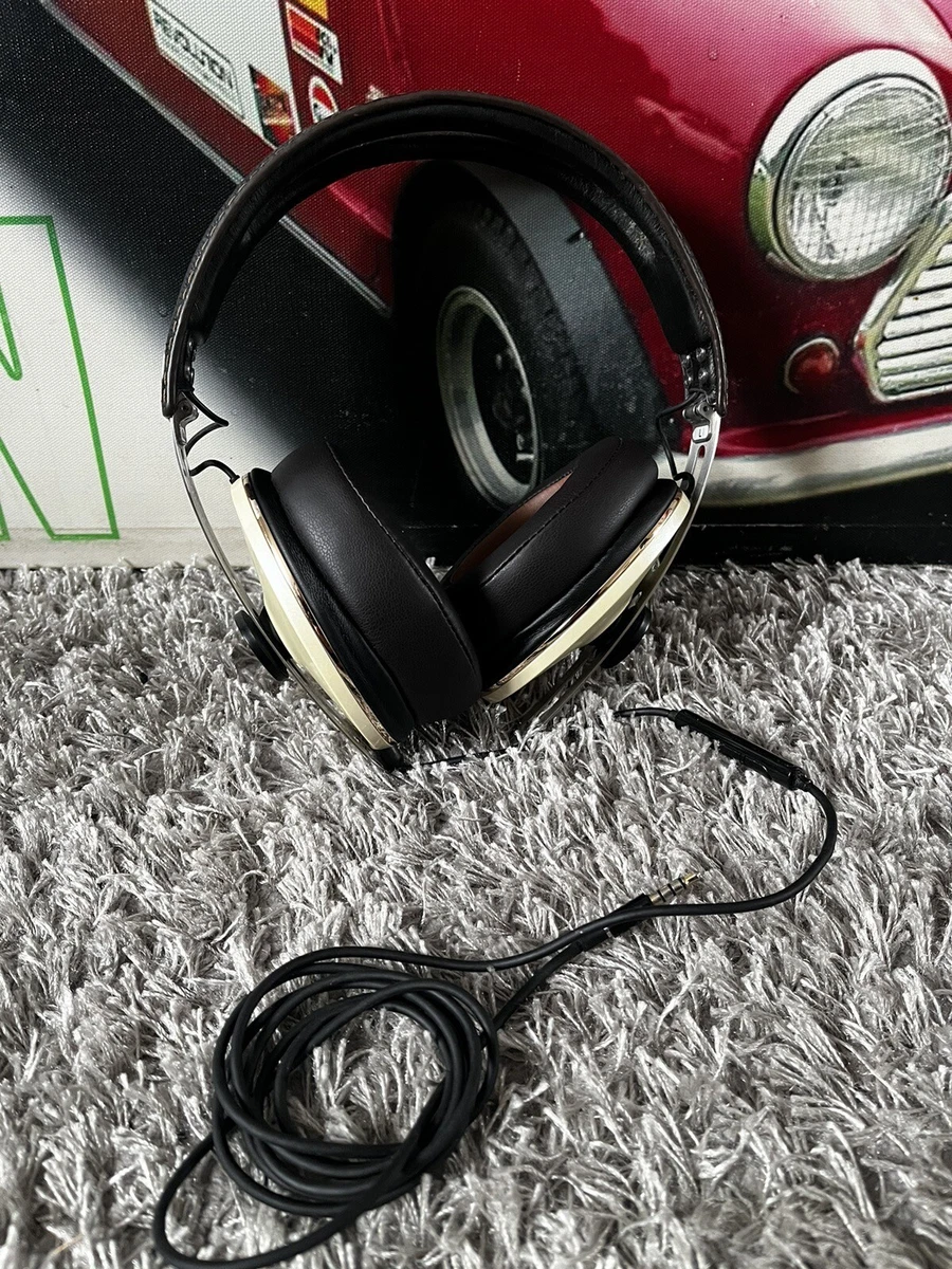 Sennheiser Momentum 2 On Ear Wired Headphones M2 OEI Ivory Brown Leather