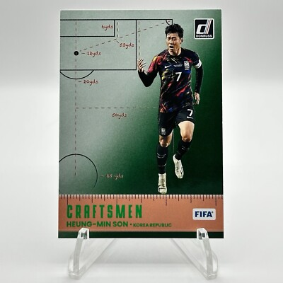 #ad #ad 2022 23 Panini Donruss HEUNG MIN SON #18 Craftsmen Greeen South Korea $3.99