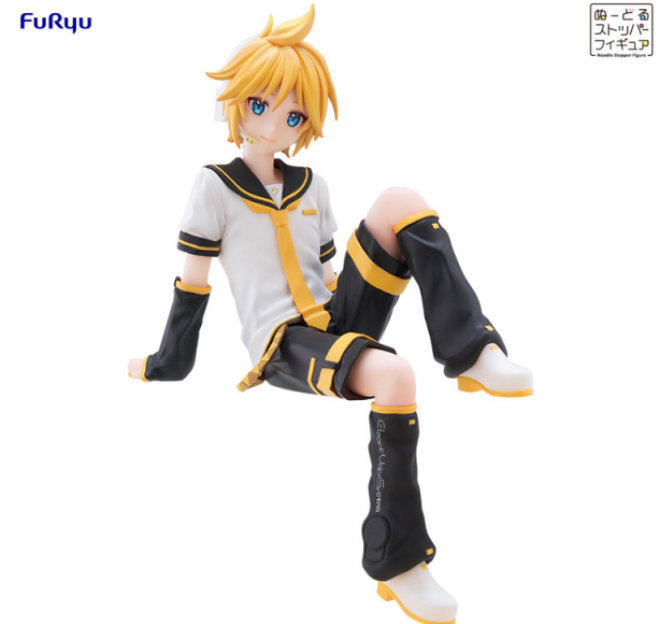 FuRyu kuji Hatsune Miku Kagamine Len Noodle Stopper Figure Prize C
