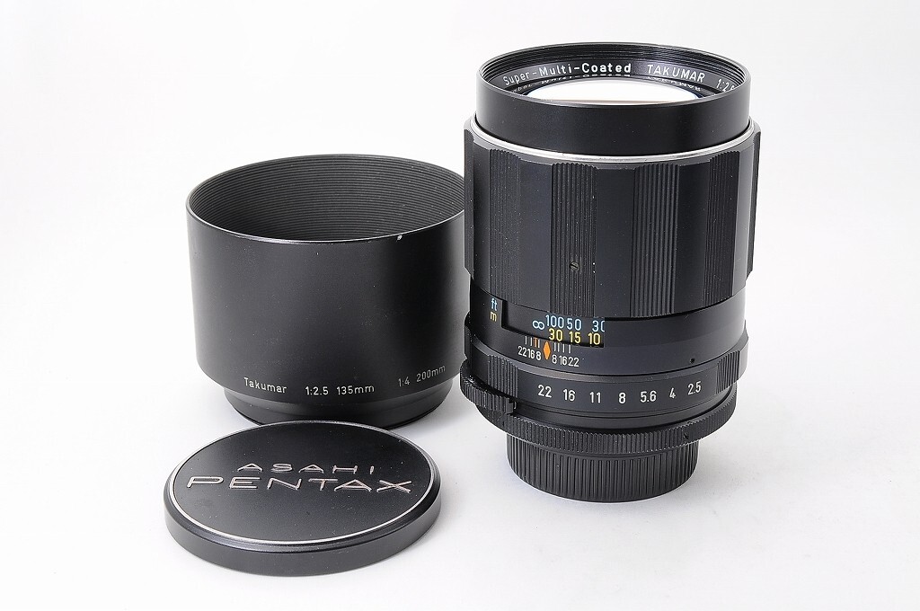 NEAR MINT+】PENTAX Super Multi Coated TAKUMAR 135mm F/2.5 MF