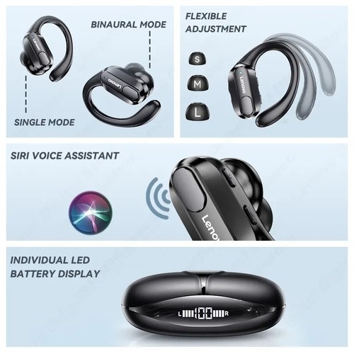 Unboxing Lenovo thinkplus Live Pods XT80, TWS Earhooks for Workout and Sport act