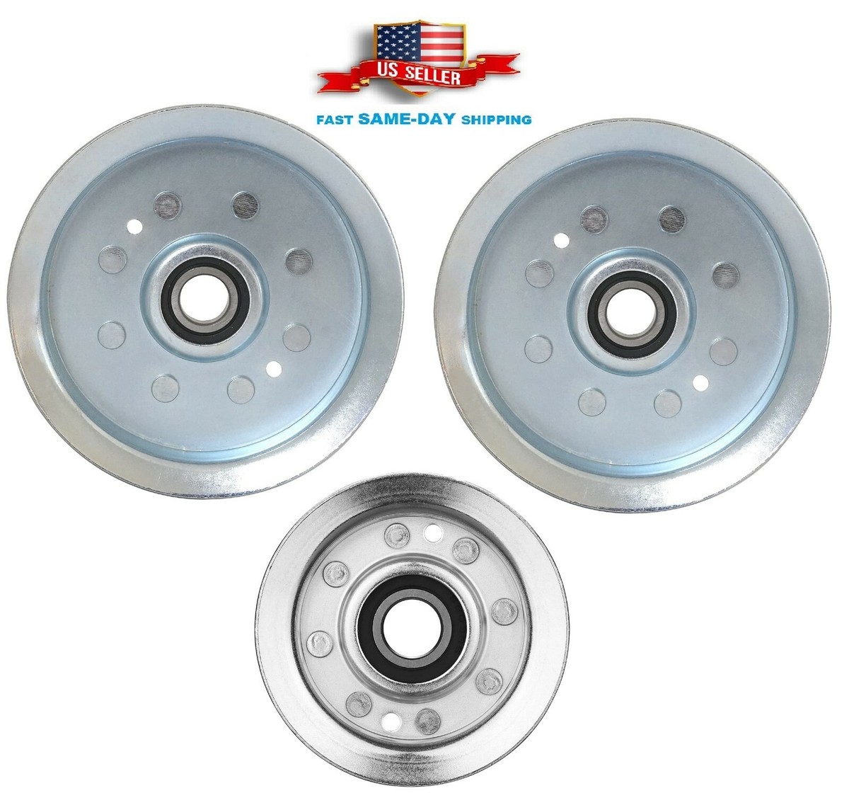 Caltric 42 48 In Deck Flat Idler Pulley Compatible With John - Foto 12