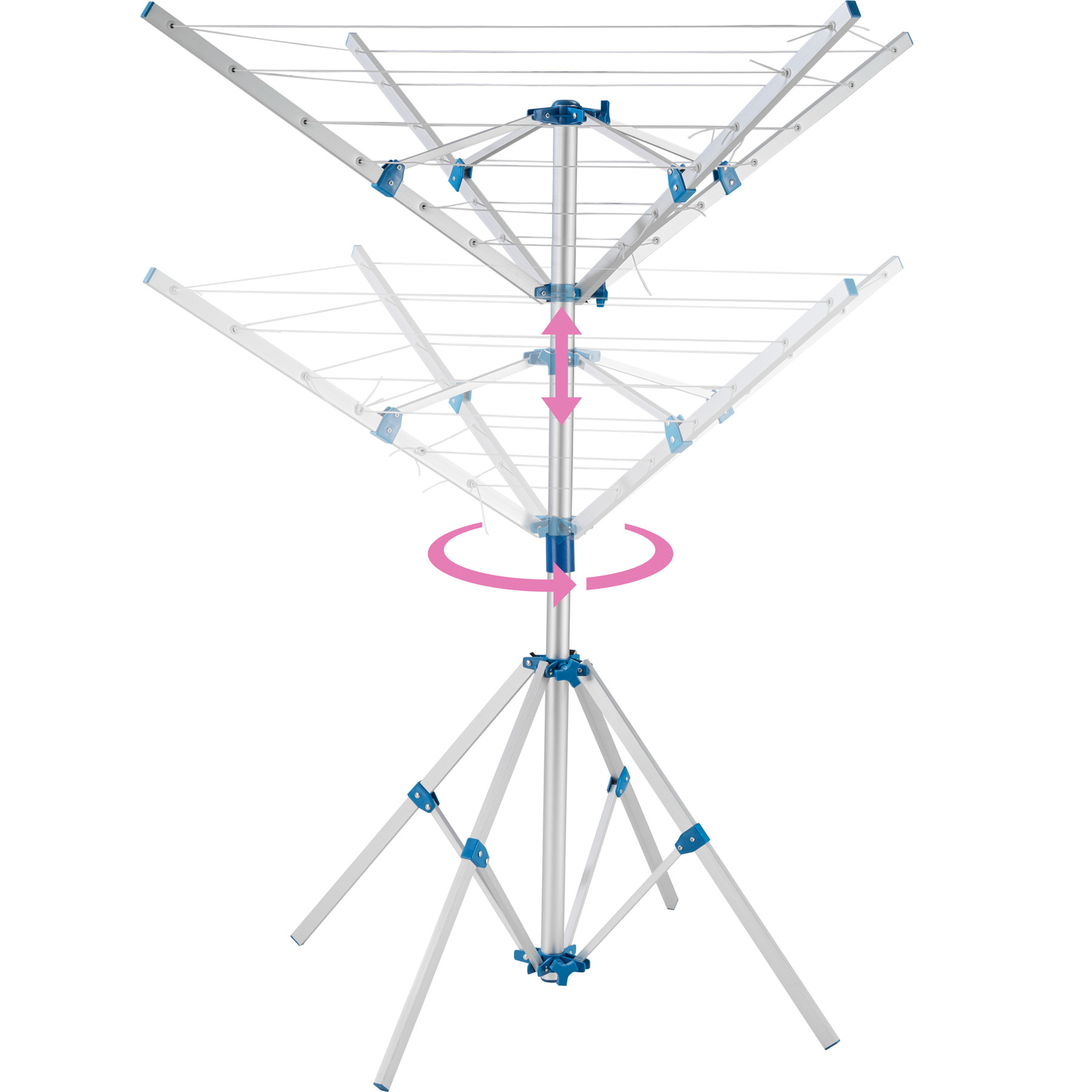 Washing Line Rotary Portable Clothes Dryer Camping Air Laundry Rack eBay