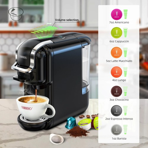 Multiple Capsule Coffee Machine 19Bar Nespresso maker Dolce Gusto ESE (5 in 1) - Picture 3 of 10