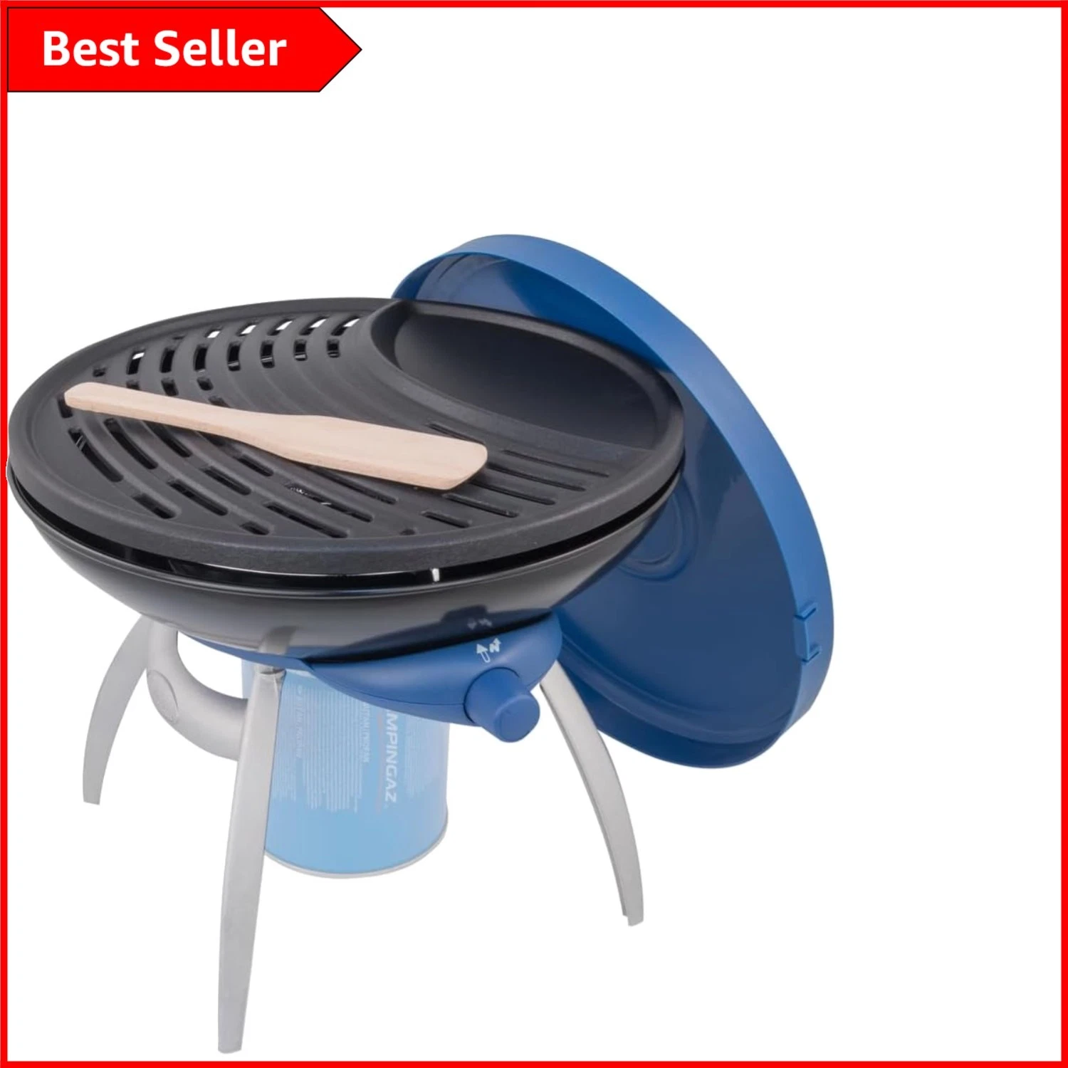 Lightweight Stainless Steel Camping Grill with Quick Boil Time - Black Finish