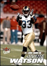 2001 Ultra #203 Justin Watson